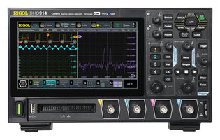RIGOL DHO914 数字示波器, DHO900 Series, 4模拟, 16数字, 125 MHz, 1.25 GSPS, 50 Mpts, 2.8 ns