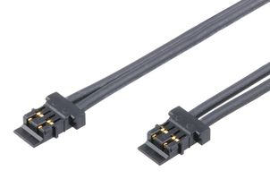 MOLEX 2290862024 连接电缆, Pico-EZmate HC插座至Pico-EZmate HC插座, 2 路, 1.8 mm, 1排, 500 mm, 19.7 "