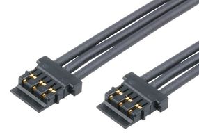 MOLEX 2290862032 连接电缆, Pico-EZmate HC插座至Pico-EZmate HC插座, 3 路, 1.8 mm, 1排, 150 mm, 5.9 "