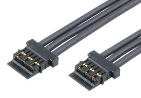 MOLEX 2290862034 连接电缆, Pico-EZmate HC插座至Pico-EZmate HC插座, 3 路, 1.8 mm, 1排, 500 mm, 19.7 "