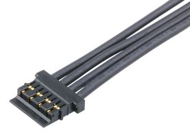 MOLEX 2290872048 Cable Assembly, Pico-EZmate HC Receptacle to Free End, 4 Ways, 1.8 mm, 1 Row, 150 mm, 5.9 "
