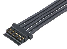 MOLEX 2290872510 Cable Assembly, Pico-EZmate HC Receptacle to Free End, 5 Ways, 1.8 mm, 1 Row, 300 mm, 11.8 "