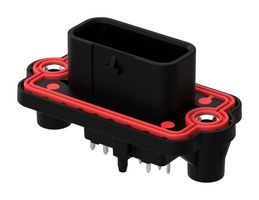 AMPHENOL COMMUNICATIONS SOLUTIONS NTHBVA6A16TUSR 车用连接器, 5A电源/2A信号,密封, NETBridge+ Series, 面板安装连接器, 8 触点, PCB引脚, 尼龙 9T(聚酰胺 9T)主体, 铜合金