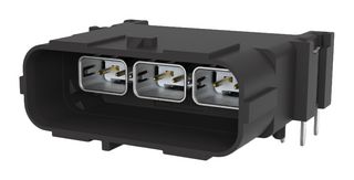 AMPHENOL COMMUNICATIONS SOLUTIONS NTHBR13A1111SR 车用连接器, 未密封, NETBridge+ Series, 直角插座, 6 触点, PCB引脚, 热塑性主体, 铜合金