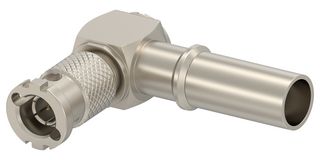 TE CONNECTIVITY 2510968-1 射频/同轴连接器, HD BNC 同轴, 直角插头, 压接, 75 ohm, Belden 1855A, Belden 4855R, 磷青铜
