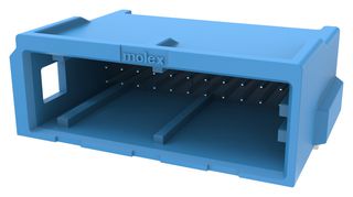 MOLEX 2069583223 Automotive Connector, Key C, Blue, ConnTAK50 206958 Series, Right Angle Header, 22 Contacts