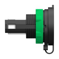 SCHNEIDER ELECTRIC XB5PRJ45SP1 模块连接器, 弹性体保护盖, RJ45 插座, 1 x 1 (端口), 8P8C, Cat6, IP20, IP64, IP67, 面板安装