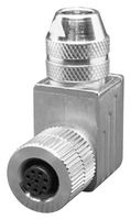 SAME SKY CPM1203-04A-02-FRA-M9-67 传感器连接器, PG9, CPM1203 Series, M12, 母, 4路, 螺丝插座, 直角线缆安装