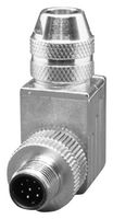 SAME SKY CPM1204-03A-02-MRA-M9-67 传感器连接器, PG9, CPM1204 Series, M12, 公, 3路, 螺丝插头, 直角线缆安装