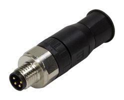 HARTING 21023591401 传感器连接器, M8, 公, 4路, 螺丝插头, 直形线缆安装