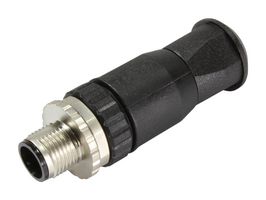 HARTING 21033191501 传感器连接器, M12, 公, 5路, 螺丝插头, 直形线缆安装