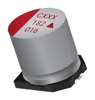 KYOCERA AVX APC1012470M080R Polymer Aluminium Electrolytic Capacitor, 47 µF, 80 V, Radial Can - SMD, 0.03 ohm