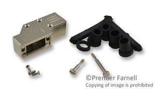 MH CONNECTORS MHDCMR09-ULP 连接器后壳, D Sub, MHDCMR, DE, 90°, 锌主体