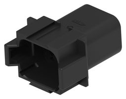 TE CONNECTIVITY DT04-08PB Automotive Connector Housing, DT Series, Plug, Receptacle, 8 Ways