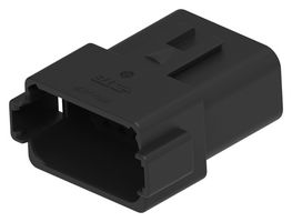 TE CONNECTIVITY DT04-12PA-CE02 车用连接器外壳, DT Series, 插头, 12 路, AMP DT系列公端子连接器, 尼龙 6.6 (聚酰胺 6.6), 玻璃填充主体, IP68, IP6K9K