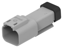 TE CONNECTIVITY DT04-2P-CE01 Automotive Connector Housing, DT Series, Plug, Receptacle, 2 Ways