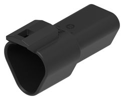 TE CONNECTIVITY DT04-3P-E004 车用连接器外壳, DT Series, 插头, 插座, 3 路, AMP DT系列公端子连接器, 尼龙 6.6 (聚酰胺 6.6), 玻璃填充主体, IP68, IP6K9K