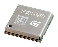 STMICROELECTRONICS TESEO-LIV3FL GNSS Module, 1Hz, I2C/UART, BeiDou/Galileo/GLONASS/GNSS/GPS, 1.75 - 4.2V/1.5m Accuracy, Teseo Series