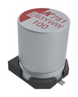 KEMET A781MN277M1VLAS025 混合铝电解电容器, 270 µF, ± 20%, 35 V, 径向管 - SMD, 0.025 ohm, 2000 小时 @ 135°C