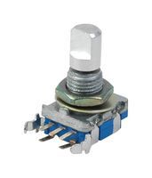 SAME SKY ACZ11BR2E-20FD1-20CZ-0546 Rotary Encoder, Mechanical, Incremental, 20 PPR, 20 Detents, Vertical, With Momentary Push Switch