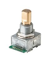 SAME SKY C14D32P-A3 Rotary Encoder, Incremental, 32 PPR, 32 Detents, Vertical, With Push Switch