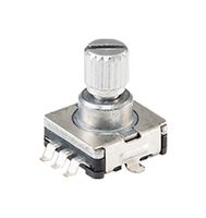 SAME SKY RIC11-31S10K2-GSMT 旋转编码器, 编码器套件, 机械, 增量, 15 PPR, 30棘爪, 垂直, 带按钮开关