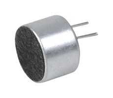 SAME SKY CMA-6542PF Microphone, Electret Condenser, Omnidirectional, 2.2 kohm, -42 dB, 60 dB SNR, 2 Pins, 10 VDC