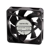 SAME SKY CFM-5015BF-175-423-20 DC轴流风扇, 12 V, 方形, 50 mm, 15 mm, 球, 19.46 CFM