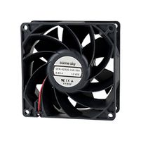 SAME SKY CFM-9232S-150-509-20 DC轴流风扇, 12 V, 方形, 92 mm, 32 mm, 套, 102.79 CFM
