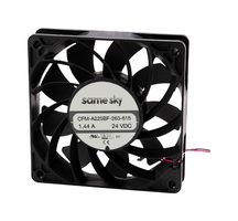 SAME SKY CFM-A238BF-270-651-22 DC轴流风扇, 24 V, 方形, 120 mm, 38 mm, 球, 230.2 CFM