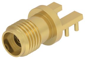TE CONNECTIVITY 2523303-1 射频/同轴连接器, Screw Coupling, 2.92mm 同轴, 直型插座, 板边/端启动, 50 ohm, 铍铜