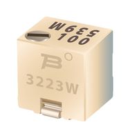 BOURNS 3223W-1-101E 裁剪机, 多转, 金属陶瓷, 顶部调节, 100 ohm, 表面安装, 11 转