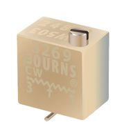 BOURNS 3269W-1-101GLF Trimmer, Multi Turn, Cermet, Top Adjust, 100 ohm, Surface Mount, 12 Turns