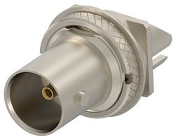 TE CONNECTIVITY 2510944-1 射频/同轴连接器, Bayonet Coupling, BNC同轴, 直角插座, 板边/端启动, 75 ohm, 铍铜