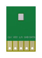 PUI AUDIO DMM-3526-B-EB-R Evaluation Board, DMM-3526-B-R, MEMS Microphone, -26 dB, 1.8 VDC
