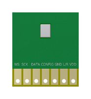 PUI AUDIO DMM-4026-B-I2S-EB-R Evaluation Board, DMM-4026-B-I2S-R, MEMS Microphone, -26 dB, 1.8 VDC