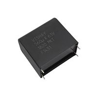 VISHAY MKT1820610014 通用膜电容器, 金属化PET, 径向盒式 - 2引脚, 10 µF, ± 5%, 63 V, 100 V