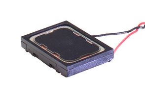 SAME SKY CMS-20143-158L200 Speaker, Rectangular, 105 dB, 1.1 kHz, 8 Ohm, 2 W, 880Hz to 20kHz, Wire Leaded, 20mm x 14mm x 3.7mm