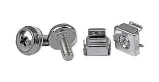 STARTECH CABSCREWM5 五金器具, Silver, 50Pack, 螺丝, M5, 19英寸和10英寸服务器机架