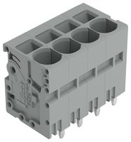 WAGO 2626-3108/020-000 Wire-To-Board Terminal Block, Grey, 7.5 mm, 8 Ways, 24 AWG, 8 AWG, 6 mm², Push In