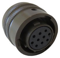 AMPHENOL SOCAPEX PT06A-12-3S 圆形连接器, PT Series, MIL-DTL-26482 I系列, 直型插头, 3 触点, 焊接插座, 卡口