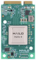 HAILO TECHNOLOGIES LTD HMP1RB1C2GAE Hailo 8R AI 模块,Mini PCIe,PCIe Gen3x1,1.5W,13 TOPS,-40 °C 至 85 °C