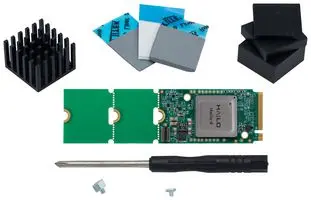 HAILO TECHNOLOGIES LTD HM218B1C2XAE Hailo 8 AI 入门套件,M.2 Key M 2280,PCIe Gen3x4,2.5W,26 TOPS,-40 °C 至 85 °C