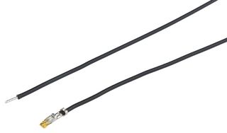 MOLEX 2298191214 连接电缆, 26AWG, Micro-Lock Plus 2.0压接端子插座至自由线端, 11.8 ", 300 mm, Micro-Lock Plus OTS 79758 Series, 黑色