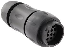 SOURIAU-SUNBANK / EATON UTSX1JC1813P Circular Connector, Standard Circular Connector, TRIM TRIO UTSX Series, Cable Mount Receptacle