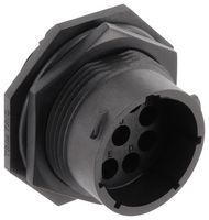 SOURIAU-SUNBANK / EATON UTSX7169S 圆形连接器, 标准圆形连接器, TRIM TRIO UTSX Series, 锁紧螺母插座, 9 触点, 压接插座-无触芯, 卡口