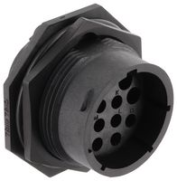 SOURIAU-SUNBANK / EATON UTSX71813P Circular Connector, Standard Circular Connector, TRIM TRIO UTSX Series, Jam Nut Receptacle