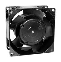 EBM-PAPST 9244014686 AC Axial Fan, 24V, Square, 80 mm, 38 mm, Ball Bearing, 26 CFM