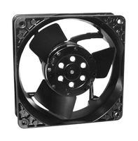 EBM-PAPST 9274014113 AC Axial Fan, 230V, Square, 119 mm, 38 mm, Sleeve Bearing, 78 CFM