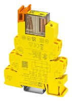 PHOENIX CONTACT 1480212 Safety Relay, 24 VDC, DPDT-CO, PLC-INTERFACE Series, DIN Rail, 4 A, Push In
